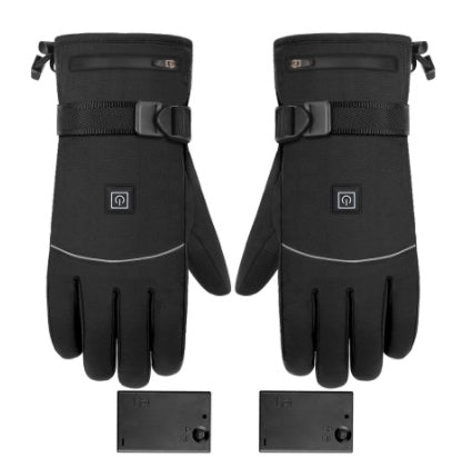 Winter Electric Heated Gloves Motorcycle Touch Screen Gloves - fizzle