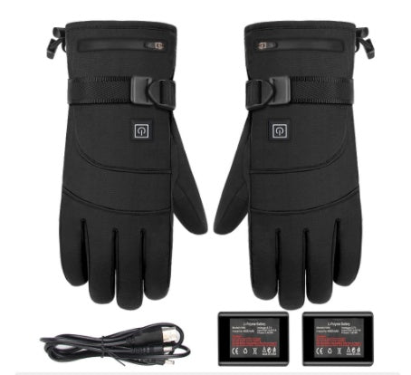 Winter Electric Heated Gloves Motorcycle Touch Screen Gloves - fizzle