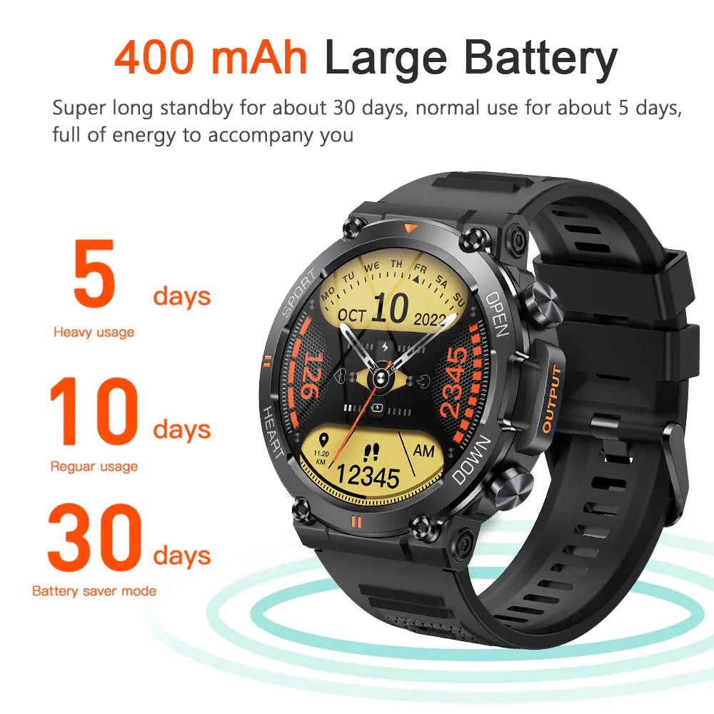 Smartwatch For Android IOS 400mAh - fizzle