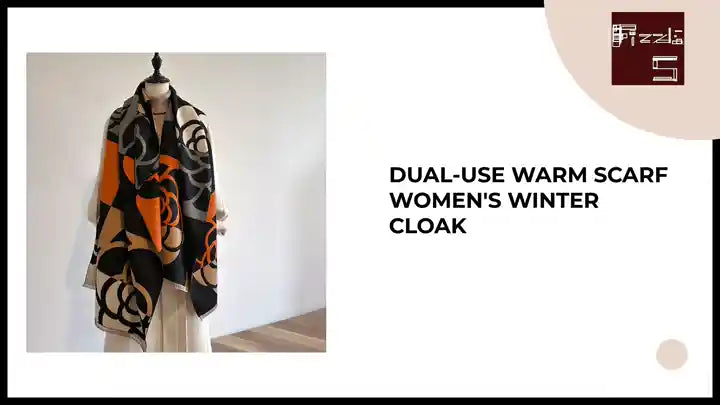 Dual-use Warm Scarf Women's Winter Cloak by@Outfy