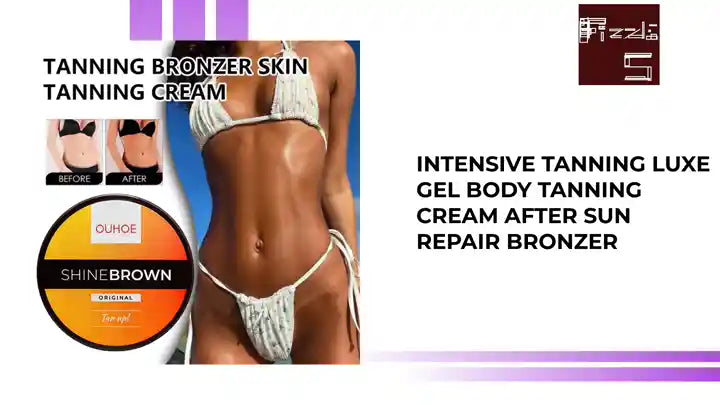 Intensive Tanning Luxe Gel Body Tanning Cream After Sun Repair Bronzer by@Outfy