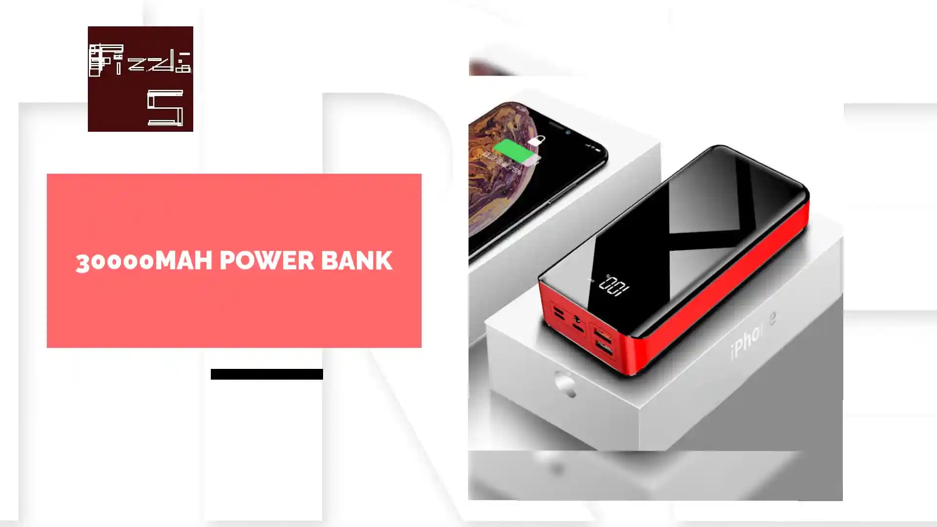 30000mAh Power Bank by@Outfy