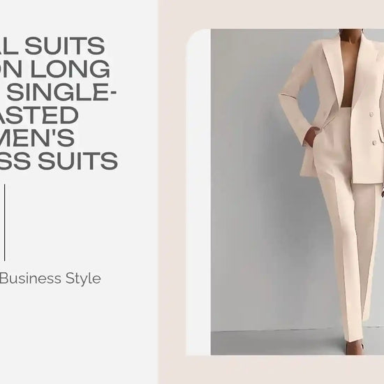 Casual Suits Fashion Long Sleeve Single-breasted Women&#039;s Business Suits by@Outfy